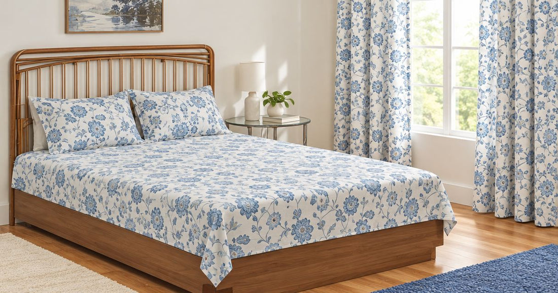 How to match curtain fabric with patterned furniture