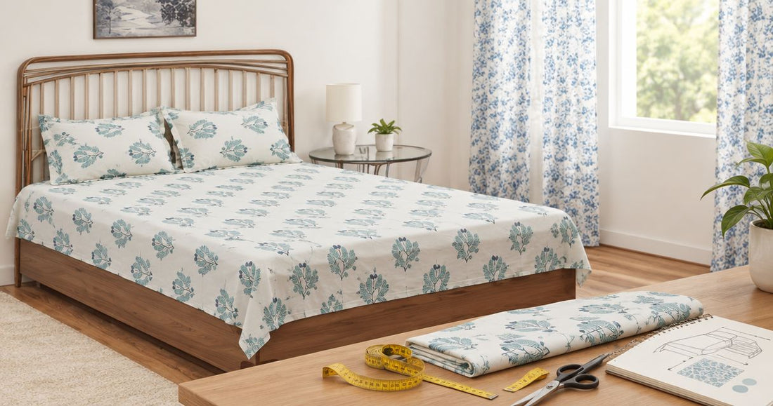 How much bedsheet fabric do you need for a double bed?