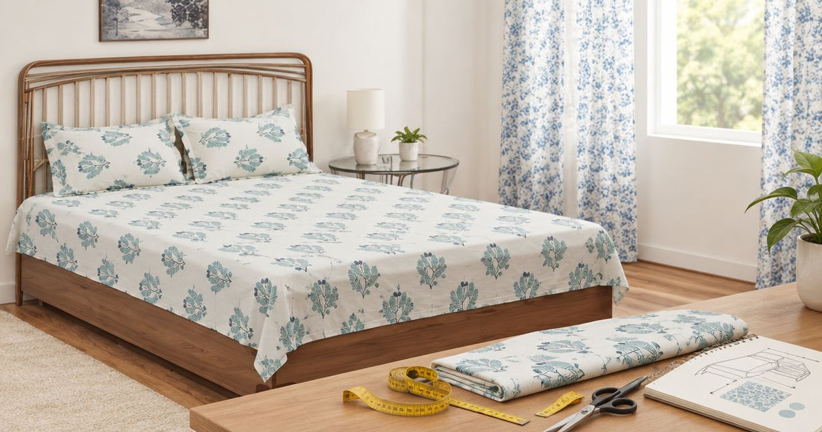 How much bedsheet fabric do you need for a double bed?