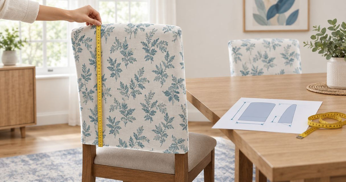 How to measure chairs for chair back covers