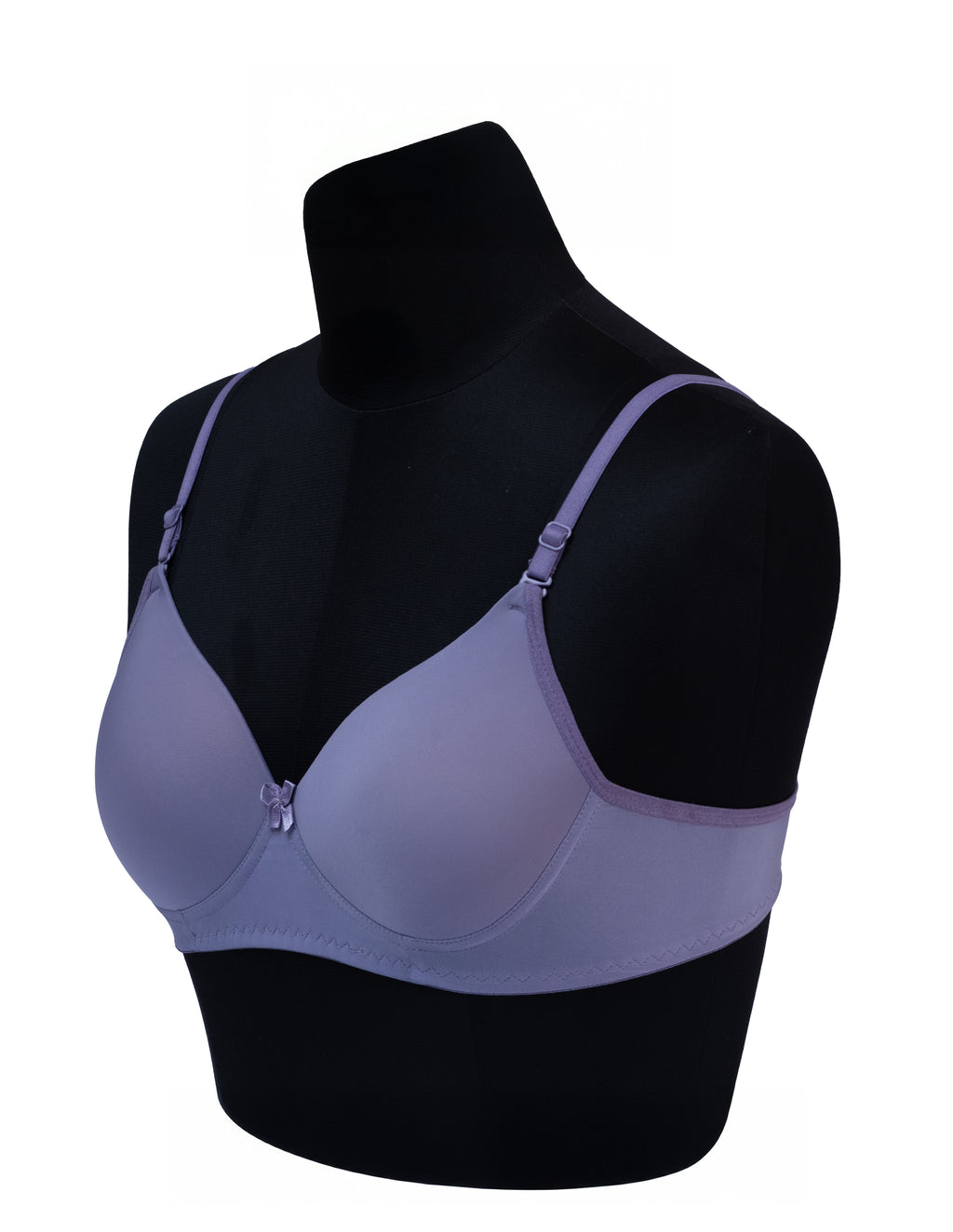 Everyday Lightly Padded Bra - 3-Pack (Black,lavender,skin)