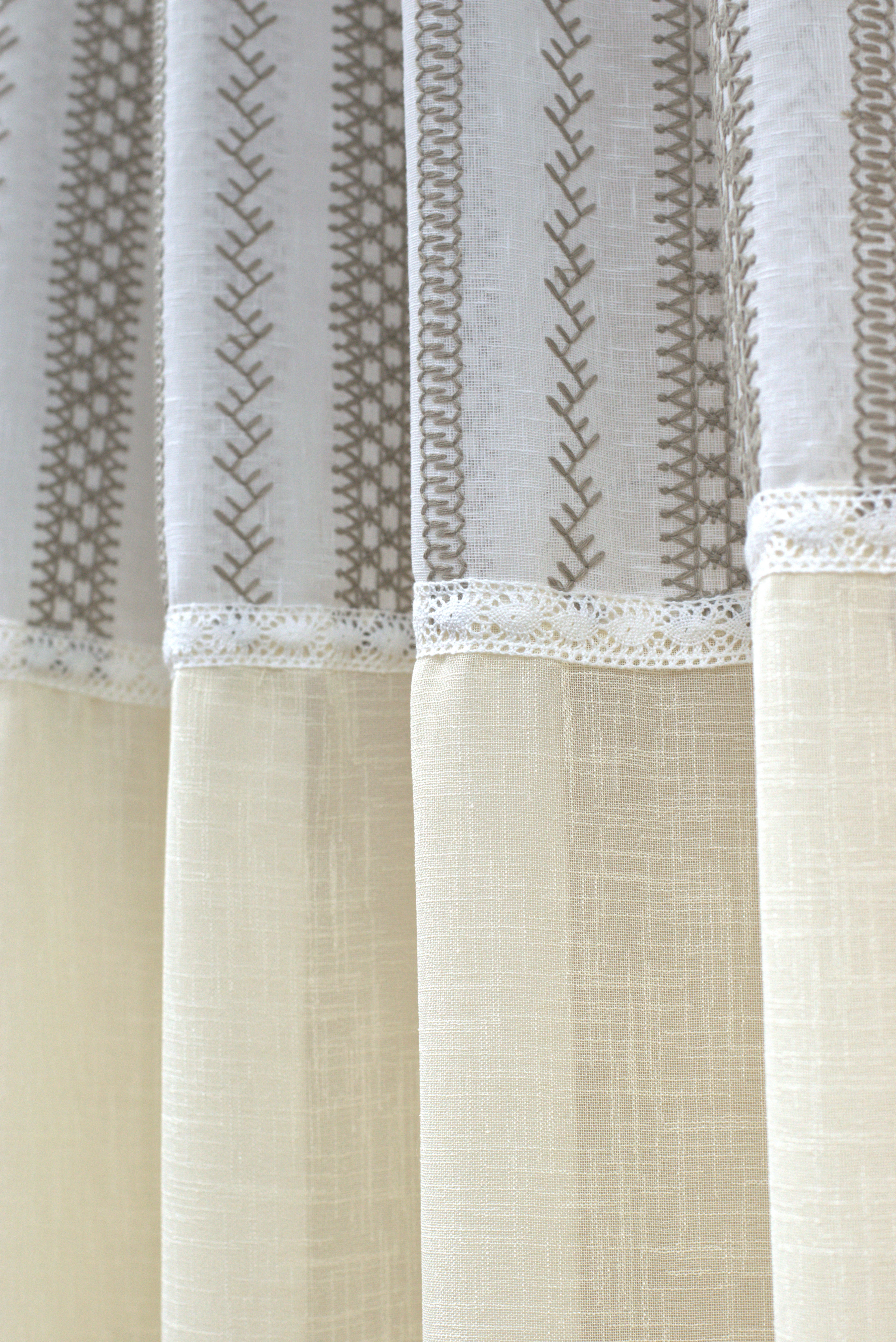 Semi Linen Door Curtain 4x7 ft – Textured Fabric for Living Room & Bedroom | Nushio