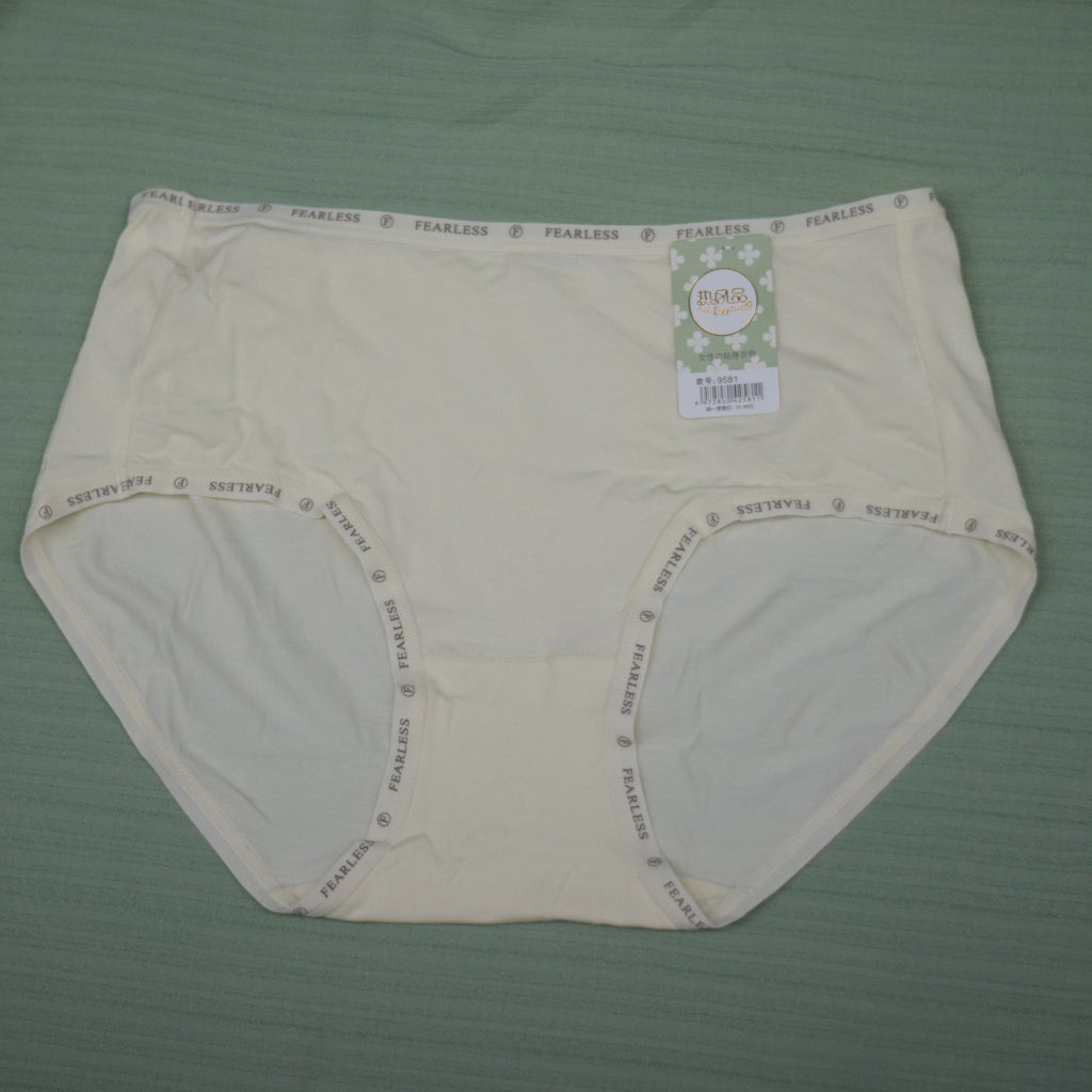 Women’s Seamless Panty Set of 6 – Soft Lycra Comfort Fit with “Fearless” Waistband