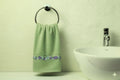 Premium Embroidered Turkish Hand Towel –19*38inch Soft Cotton - Main Product Image - Cotton Embroidered - Nushio