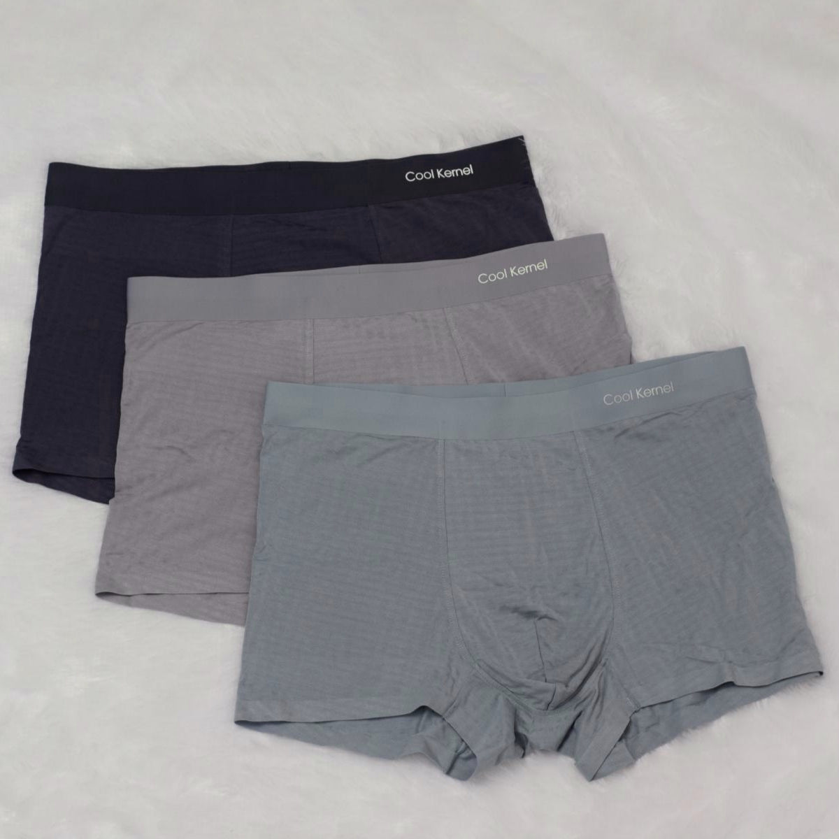 Cool Kernel Men’s Bamboo Cotton Briefs - Pack of 3