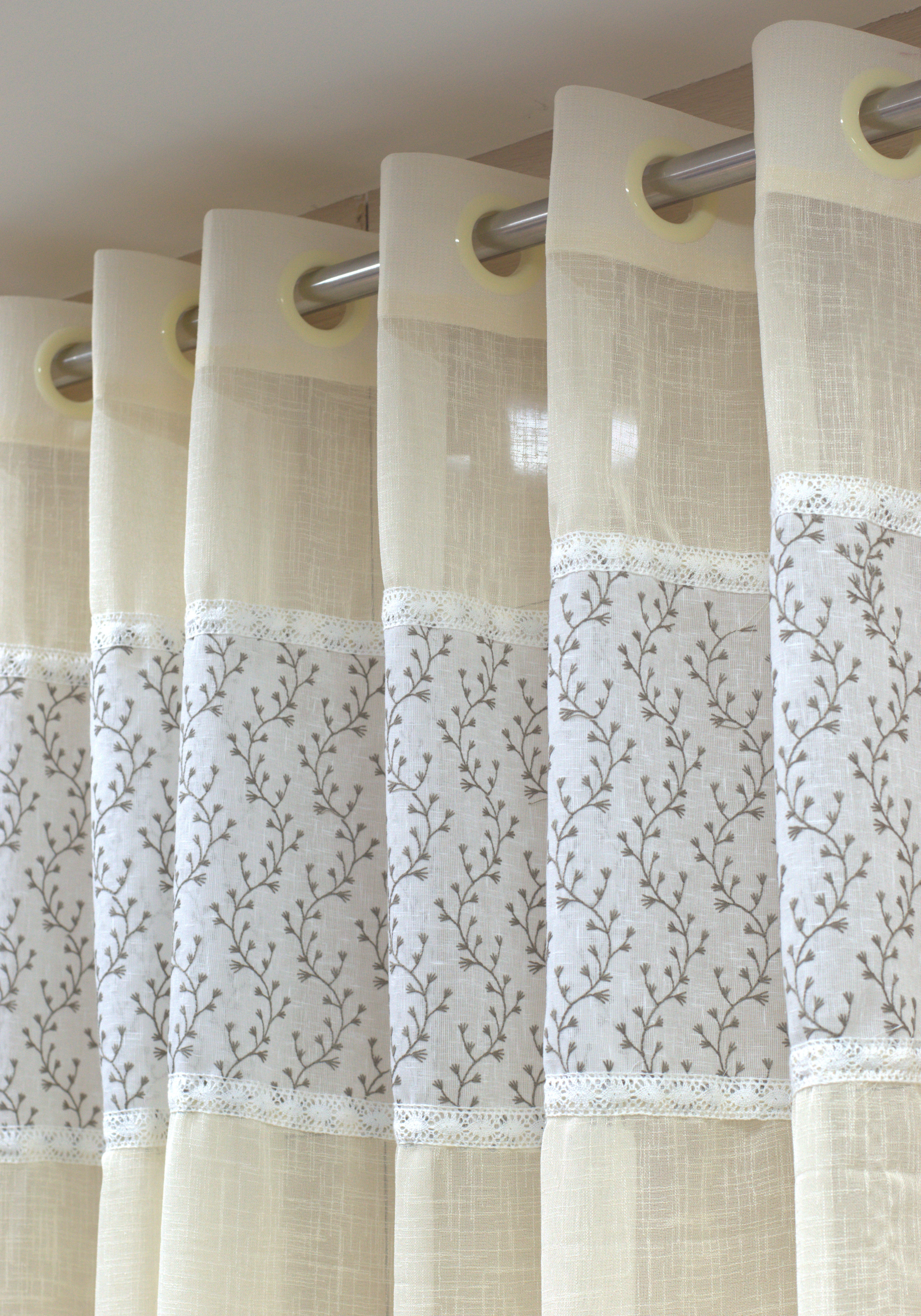Semi Linen Door Curtain 4×7 ft