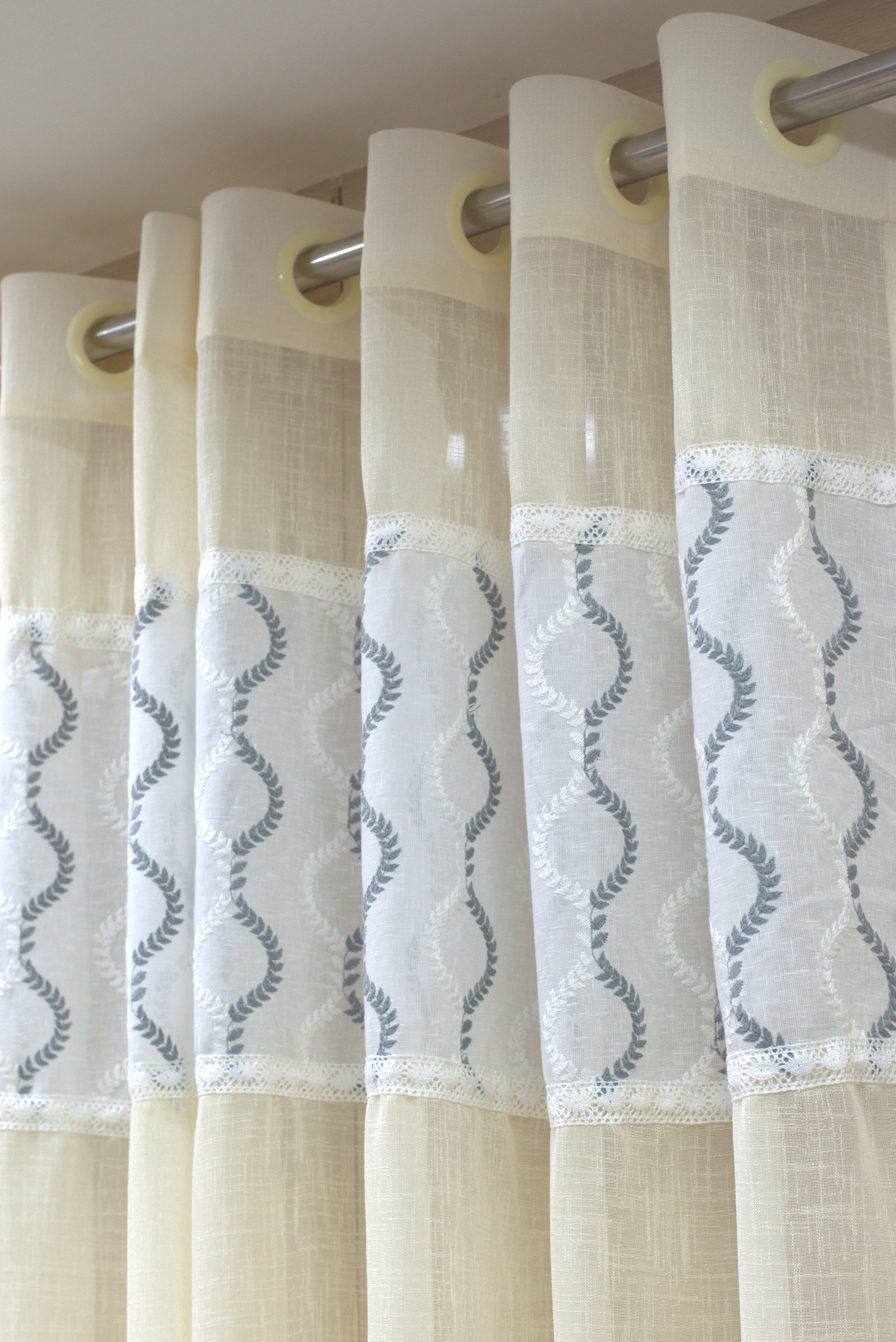 Semi-Linen Door Curtain (4×7 ft)