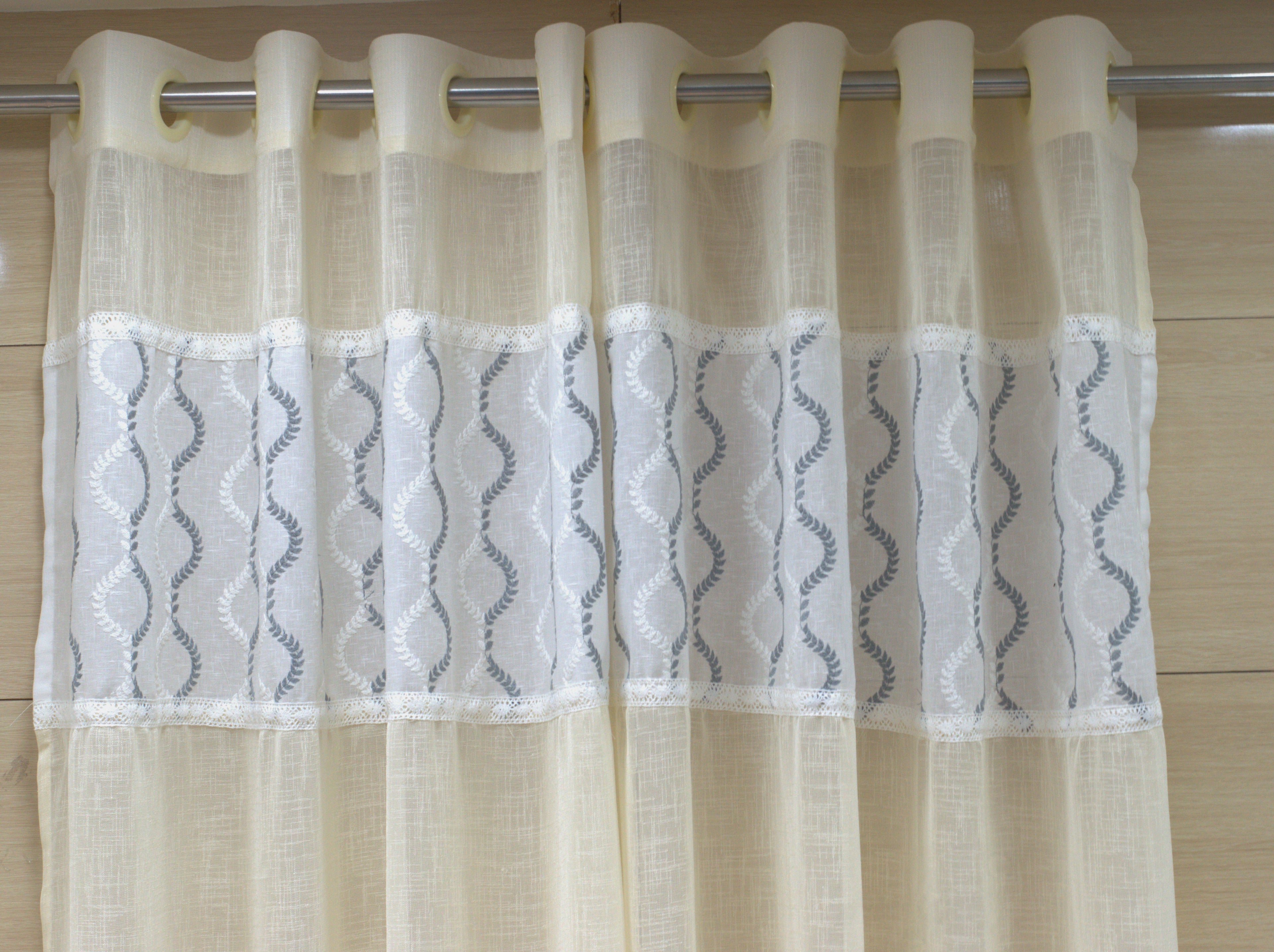 Semi-Linen Door Curtain (4×7 ft)