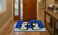 Christmas Penguin Floor Mat – Festive Snowy Winter Design | 70 × 40 cm