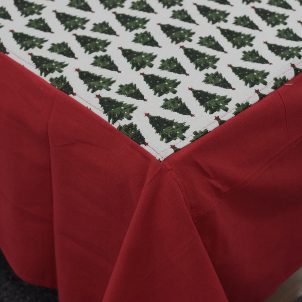 Christmas Tree Printed King Size Cotton Bed Sheet with Pillow Covers – Nushio by Pulpel