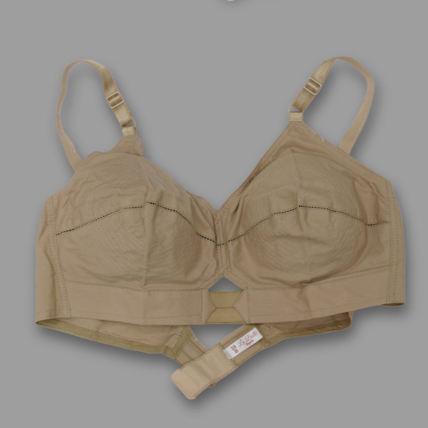 Fit Non-Wired Cotton Bra Set of 2 (Beige & White)