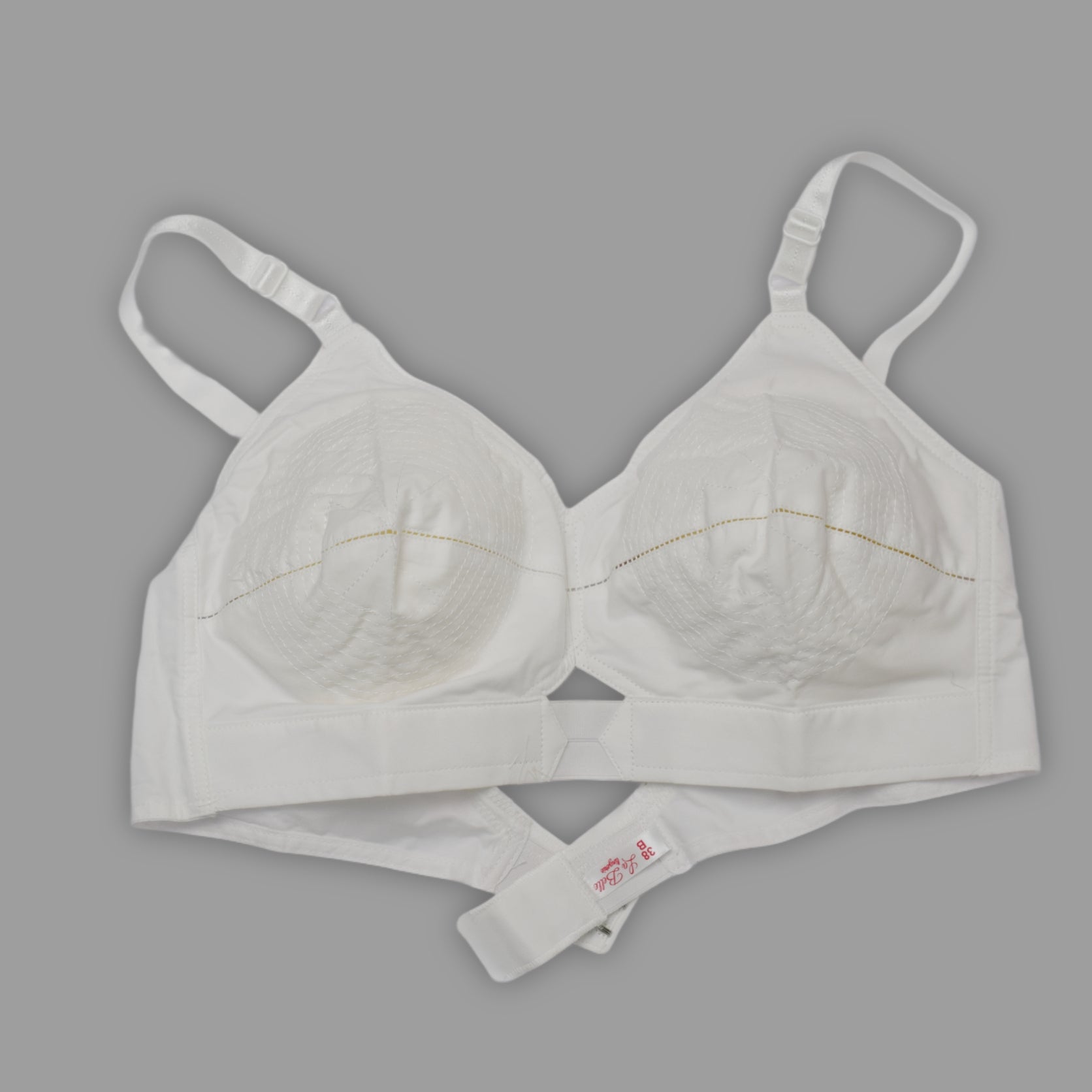 Fit Non-Wired Cotton Bra Set of 2 (Beige & White)