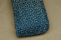 Elegant Blue Velvet Embroidered Dress Material Set (Top & Bottom) – 44" Width