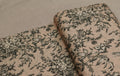 Vintage Floral Printed Rayon Fabric -  Toile Botanical Print