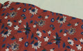 Premium Rust Orange Floral Printed Rayon Fabric | 44" Width