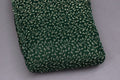 Elegant Dark Green Embroidered Velvet Dress Material Set (Top & Bottom)