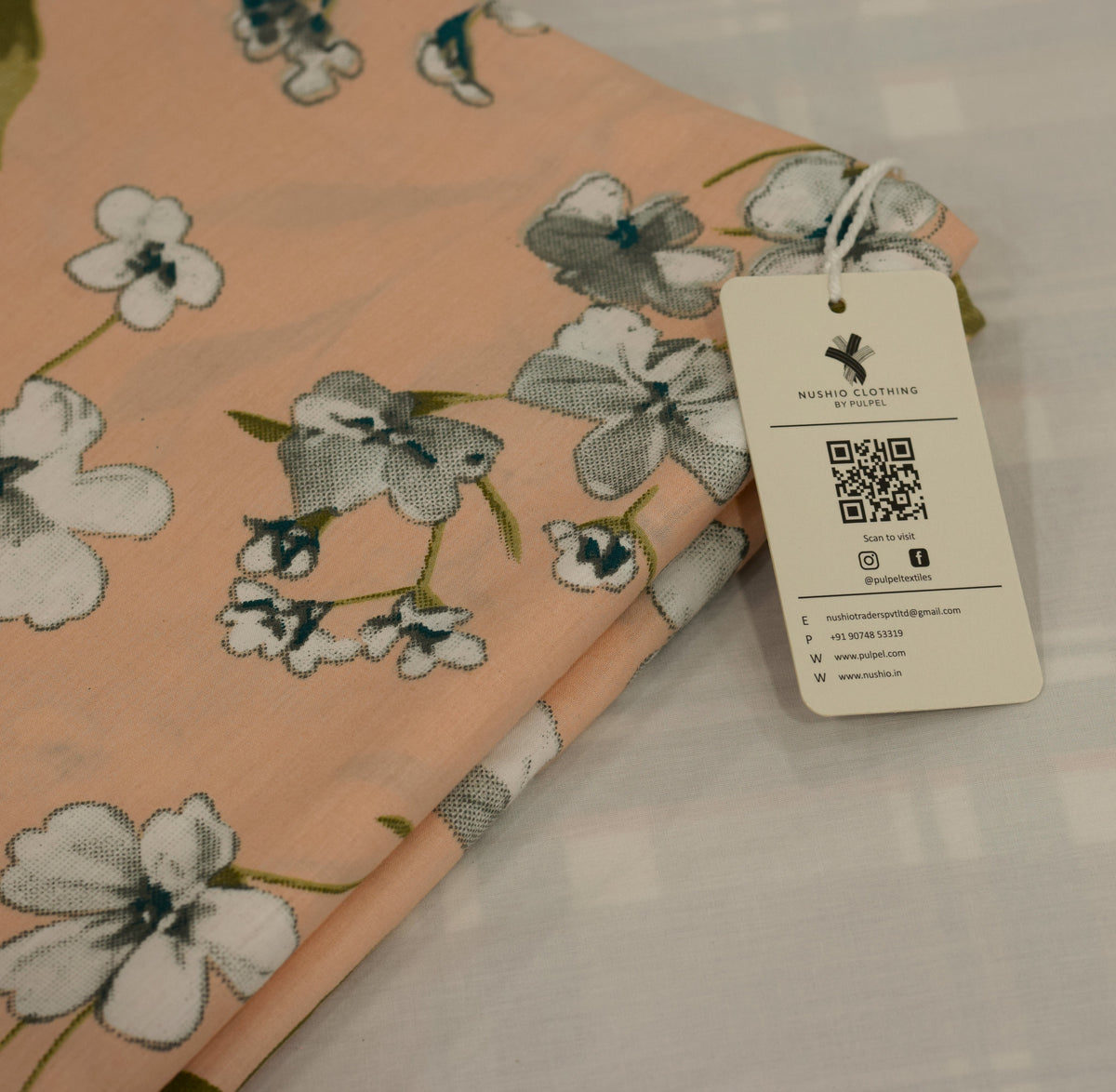 Floral Print Cotton Blend Queen Size Bedsheet – 90 × 100 Inches