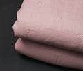 Elegant Dusty Pink Semi Linen Dress Material Set – 44” Width Top &amp; Bottom