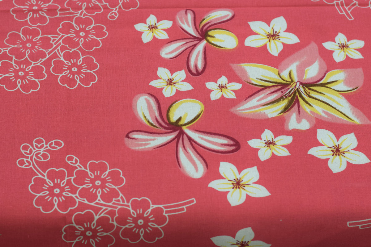 Floral Print Cotton Blend Queen Size Bedsheet – 90 × 100 Inches