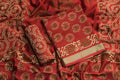 Elegant Printed Churidar Set Material – Traditional Floral & Geometric Print