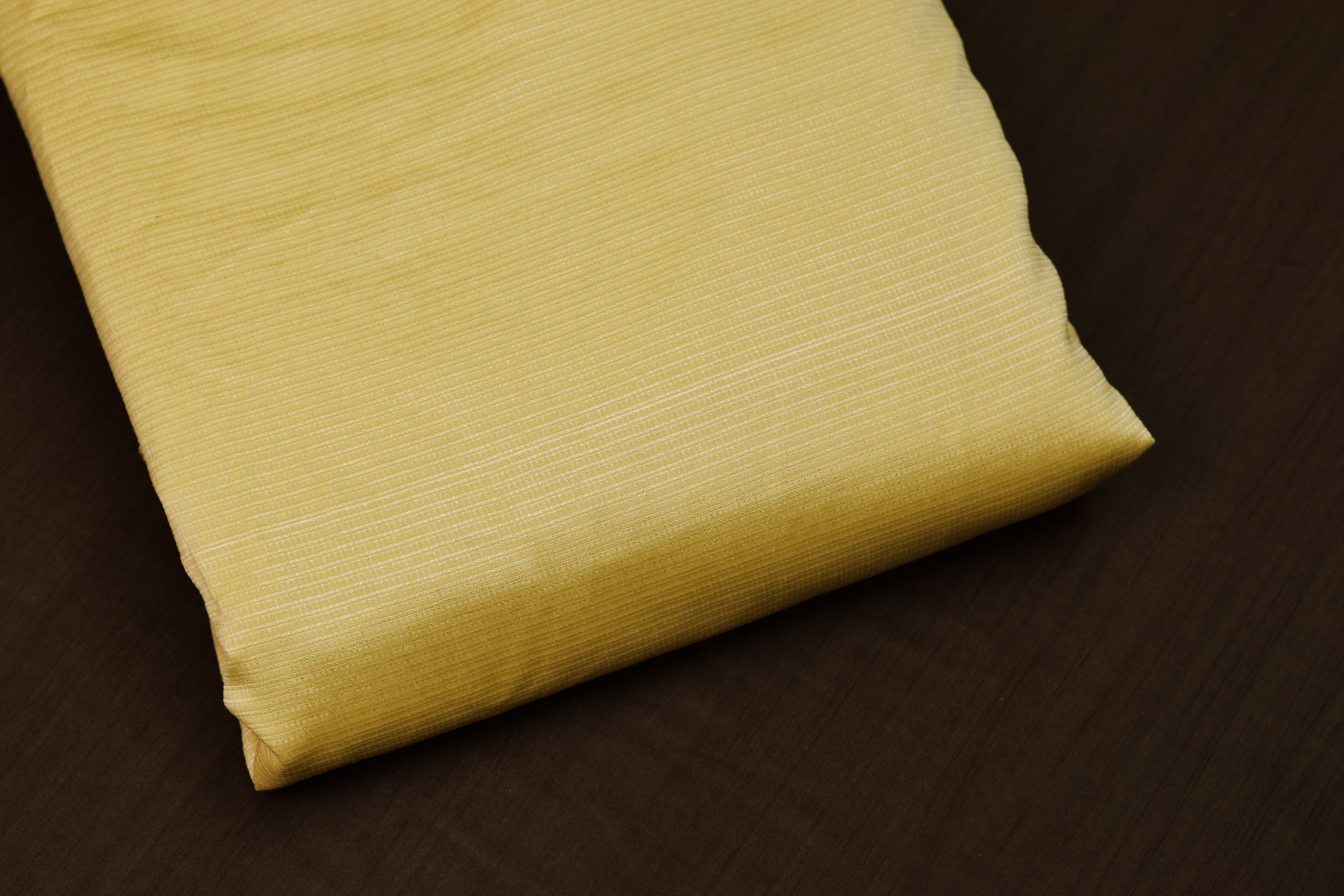 Mustard Bloom Berlin Silk Dress Material Set