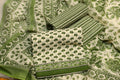 Green Floral Printed Churidar Set Material – Elegant Ethnic Dress Fabric