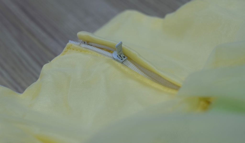 Yellow Fancy Baby Girl Frock with Floral Embellishments and Tulle Skirt