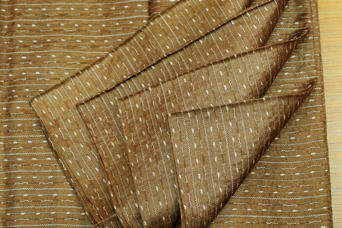 Tasar Silk Dress Material – 44" Width | Top & Bottom | 2.75 Meters