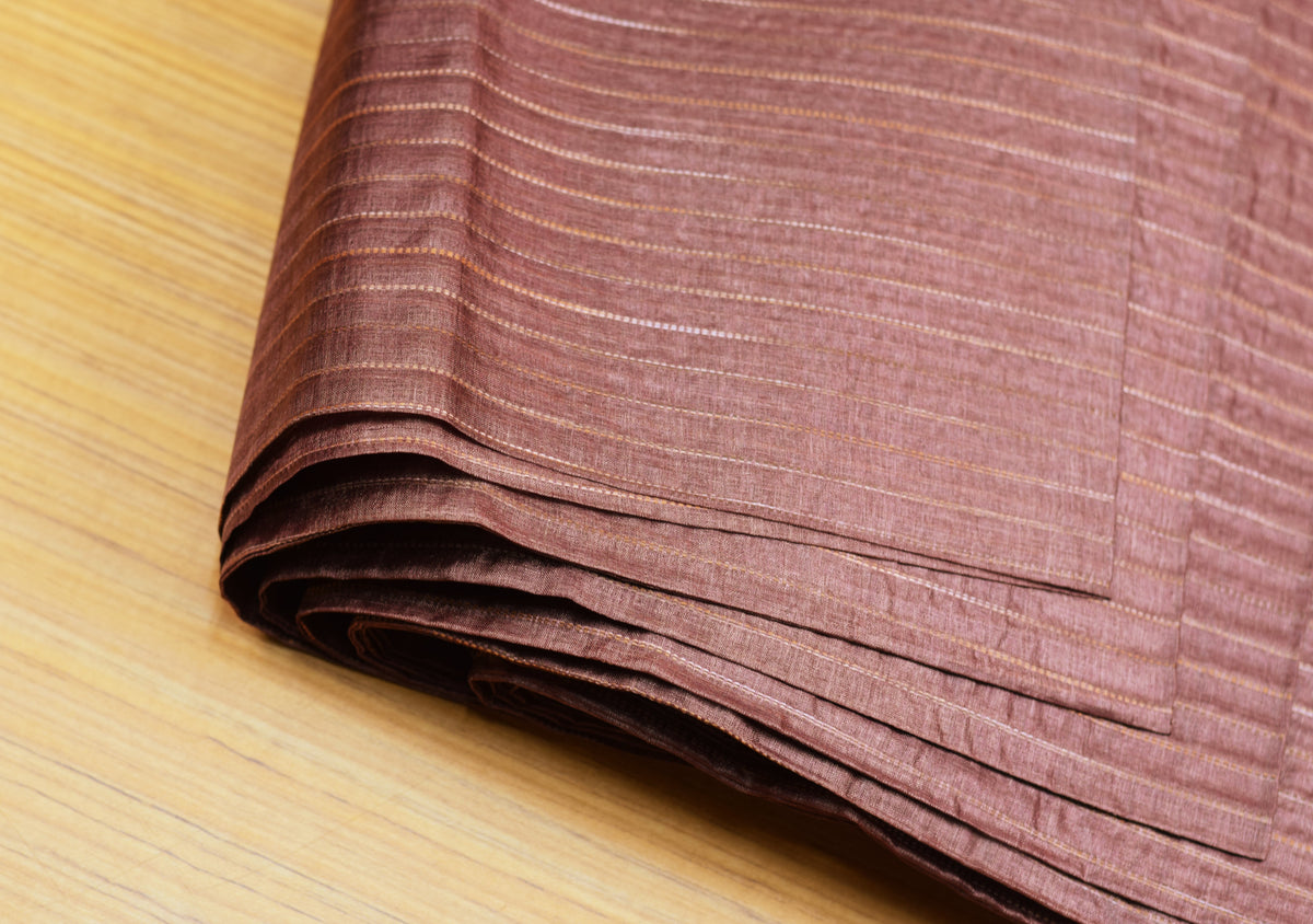 Tasar Silk Dress Material – 2.75 Metres | 44" Width | Top &a Bottom