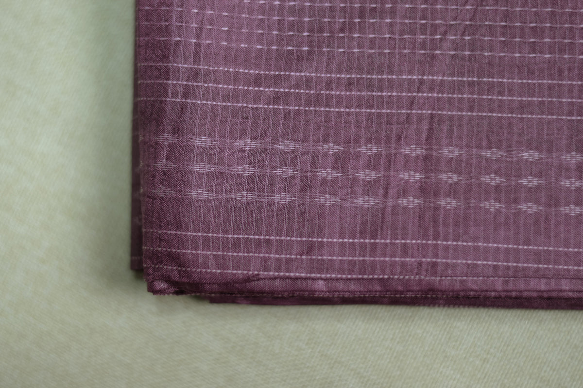 Semi Tasar Silk Dress Material – Printed Top & Bottom Set | 2.75 Meters