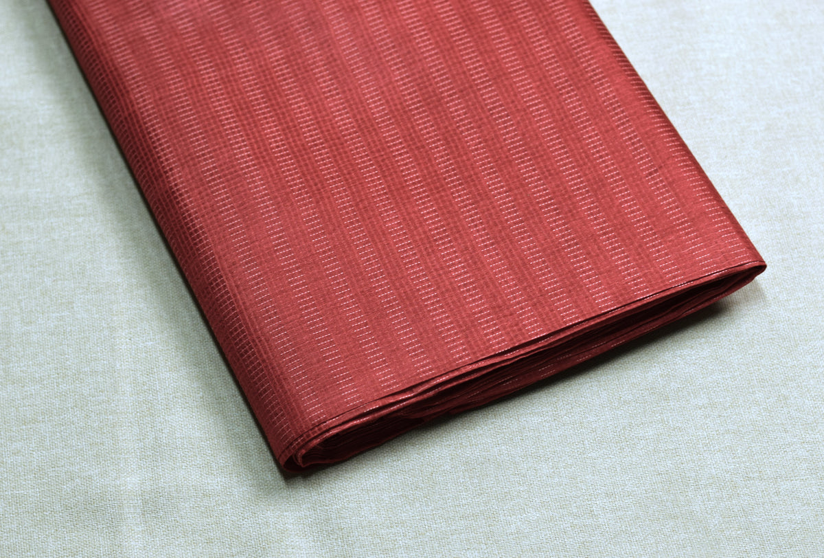 Semi Tasar Silk Dress Material – Elegant Textured Top & Bottom | 2.75 Meters
