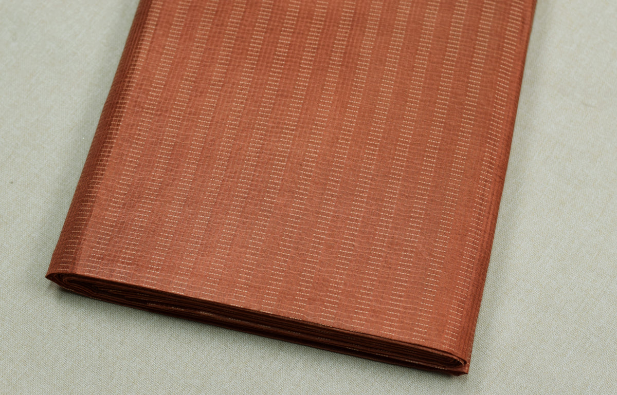 Semi Tasar Silk Dress Material – Elegant Textured Weave | 2.75 Meters