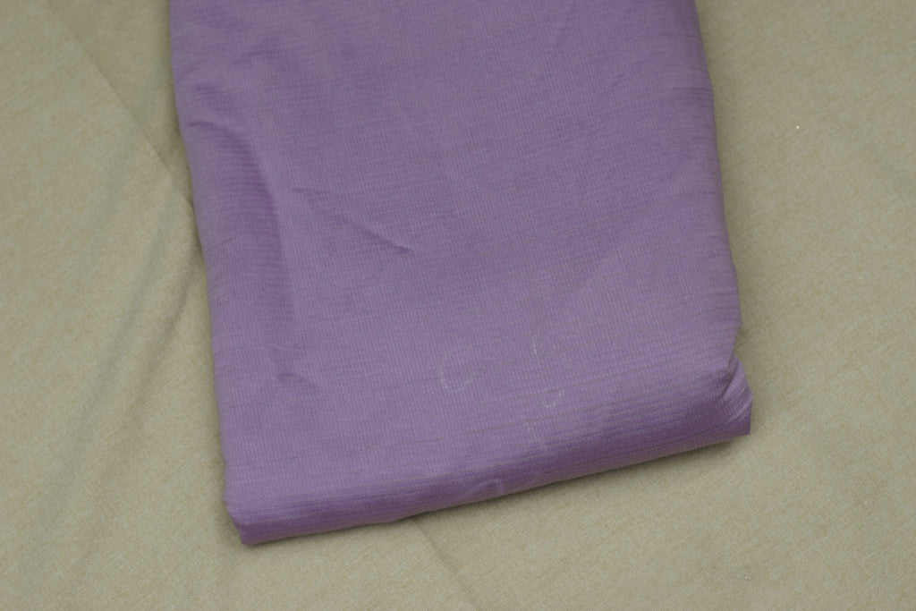 Lavender Bloom Berlin Silk Dress Material Set-56"