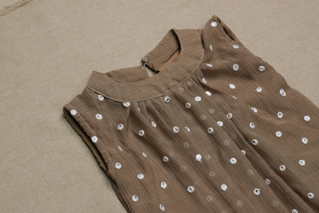 Floral Print Girls Sleeveless Frock