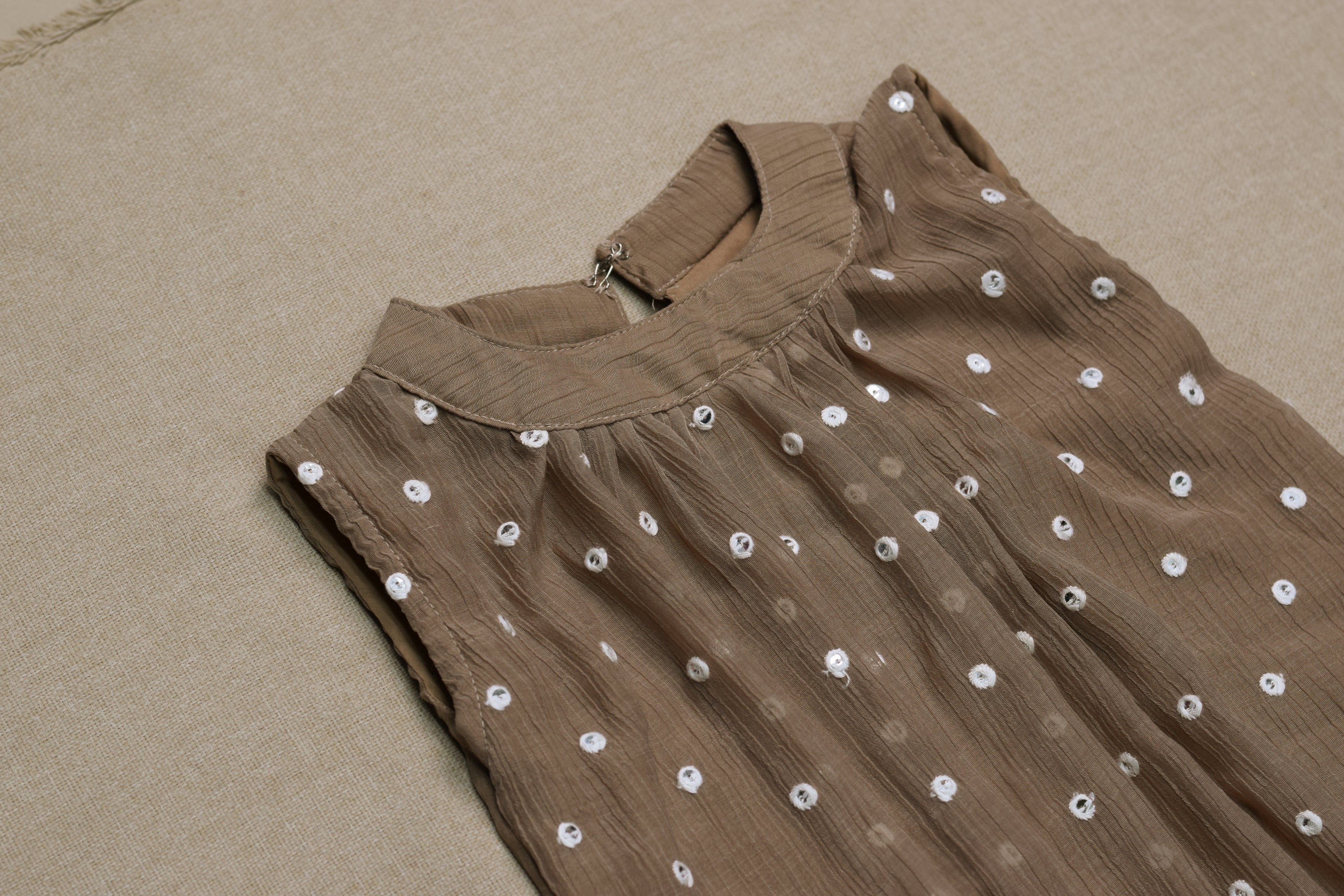 Floral Print Girls Sleeveless Frock