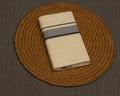 Premium Kodi Double Mundu for Men – Traditional Kerala Cotton Dhoti with Navy Blue & Grey Border | Soft & Comfortable