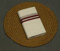 Kodi Color Double Mundu – Off White with Maroon & Silver Border | Traditional Kerala Dhoti for Men