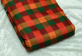 Madras Check Semi Linen Running Material – 44 Inch Width | Unstitched Fabric for Men, Women & Kids