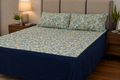 Floral Meadow Cotton King Size Bedspread with Pillow Covers