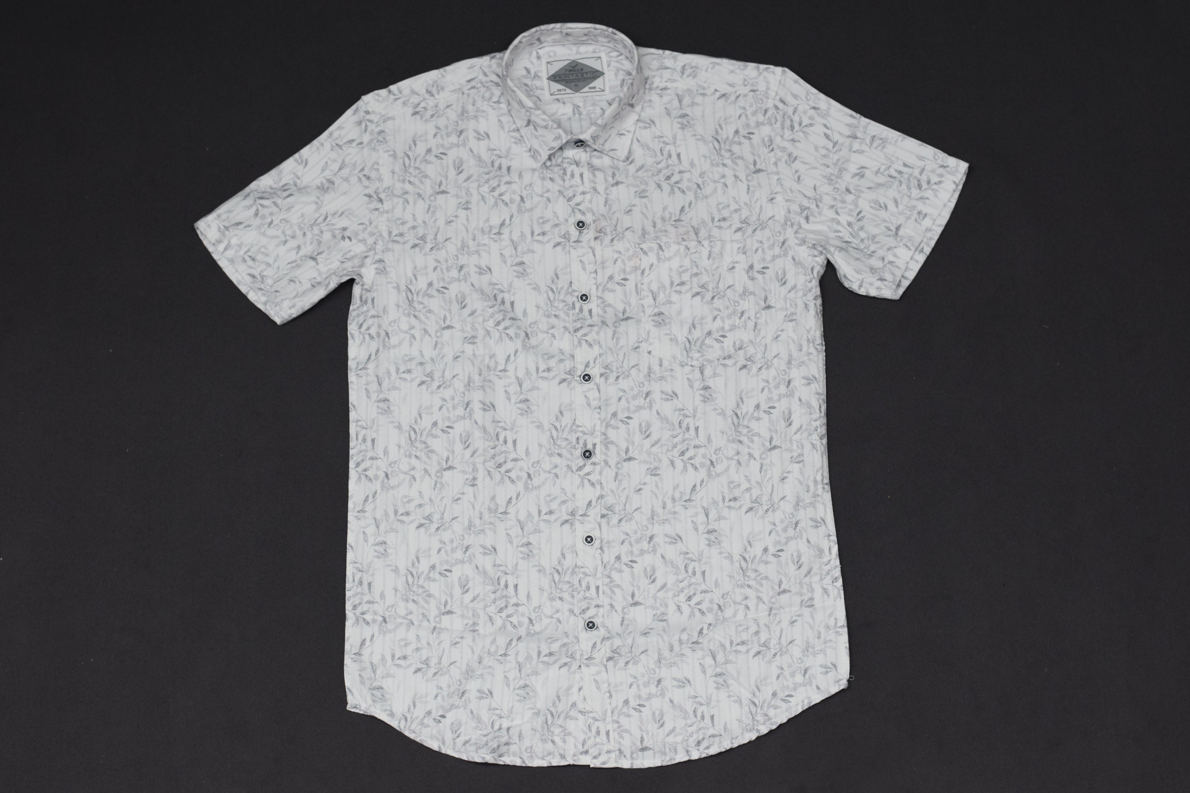 Men’s Premium Printed Casual Shirt – Soft Cotton Blend