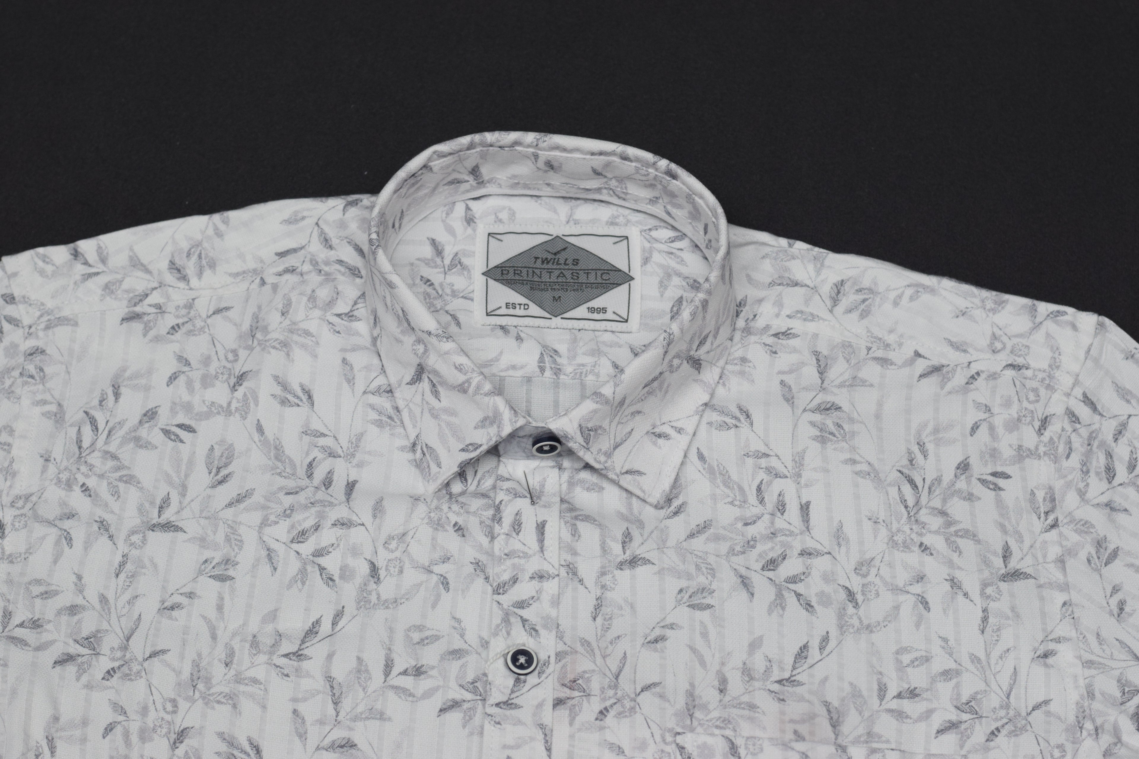 Men’s Premium Printed Casual Shirt – Soft Cotton Blend