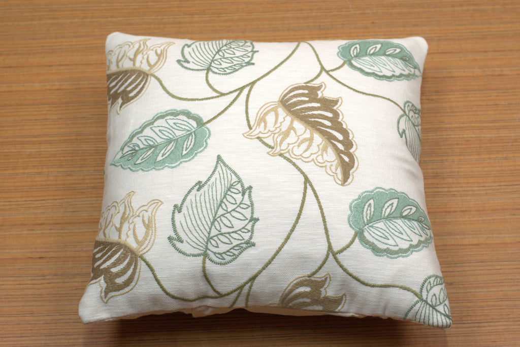 Elegant Green and Brown Leaf Print Cushion Covers – Set of 5