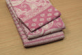 Pink Soft Cotton Churidar Material Set with Top, Bottom & Shawl – Nushio by Pulpel