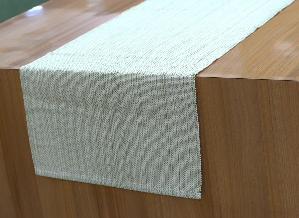 Elegant Woven Cotton Table Runner – 3 Meter x 40 cm | Dining Table Décor