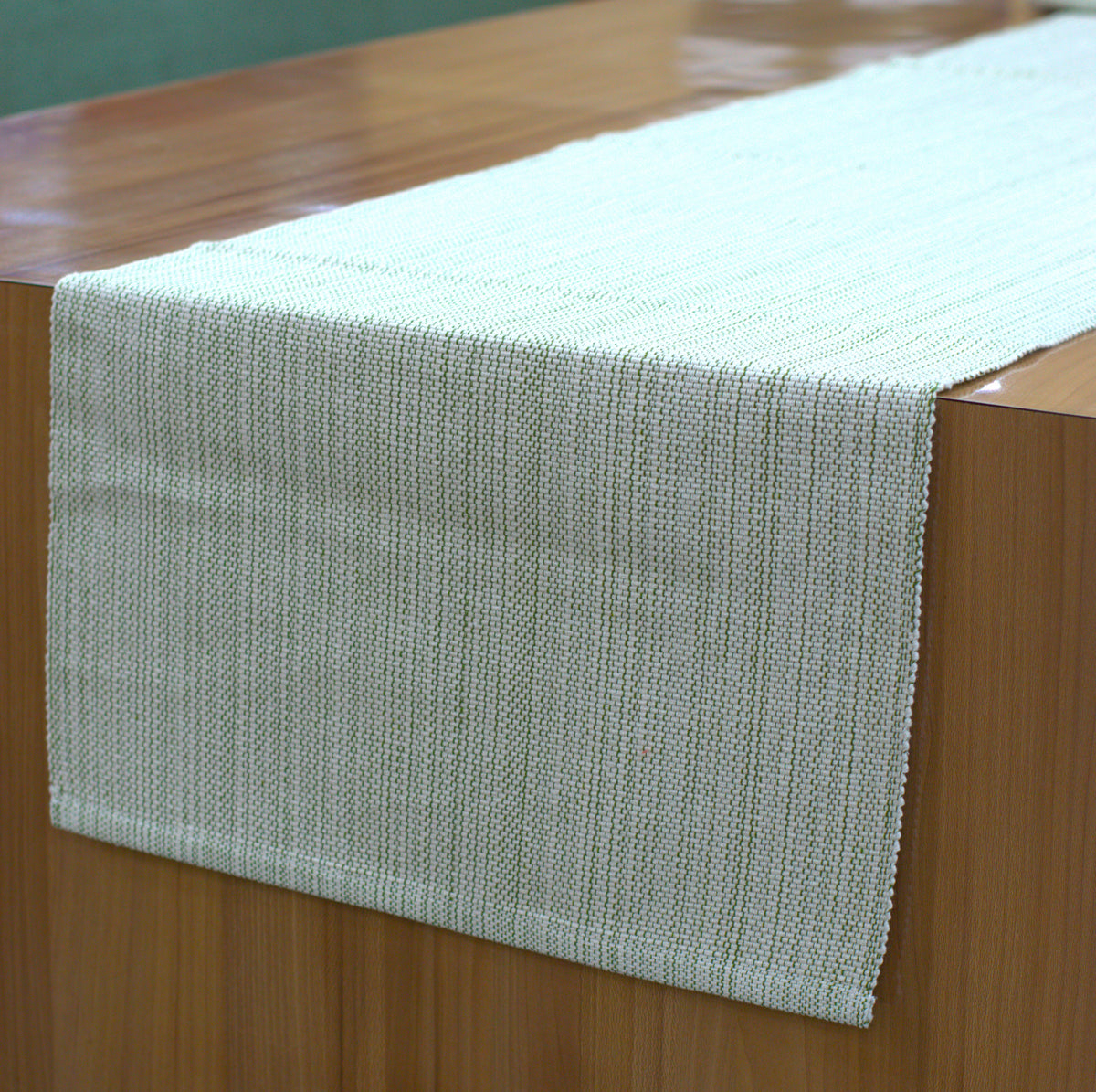 Elegant Woven Cotton Table Runner – 3 Meter x 40 cm | Dining Table Décor