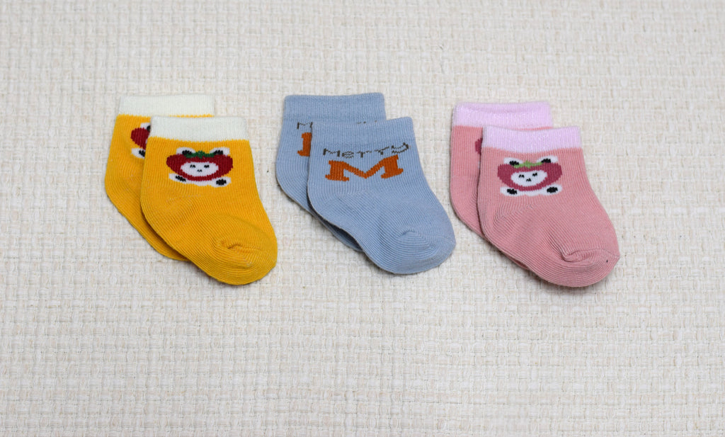 Baby Cotton Socks – Cute Cartoon Design,  Comfortable Ankle Socks