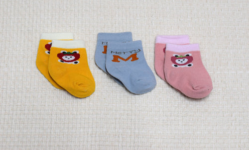 Baby Cotton Socks – Cute Cartoon Design, Comfortable Ankle Socks – Nushio by Pulpel – view 2