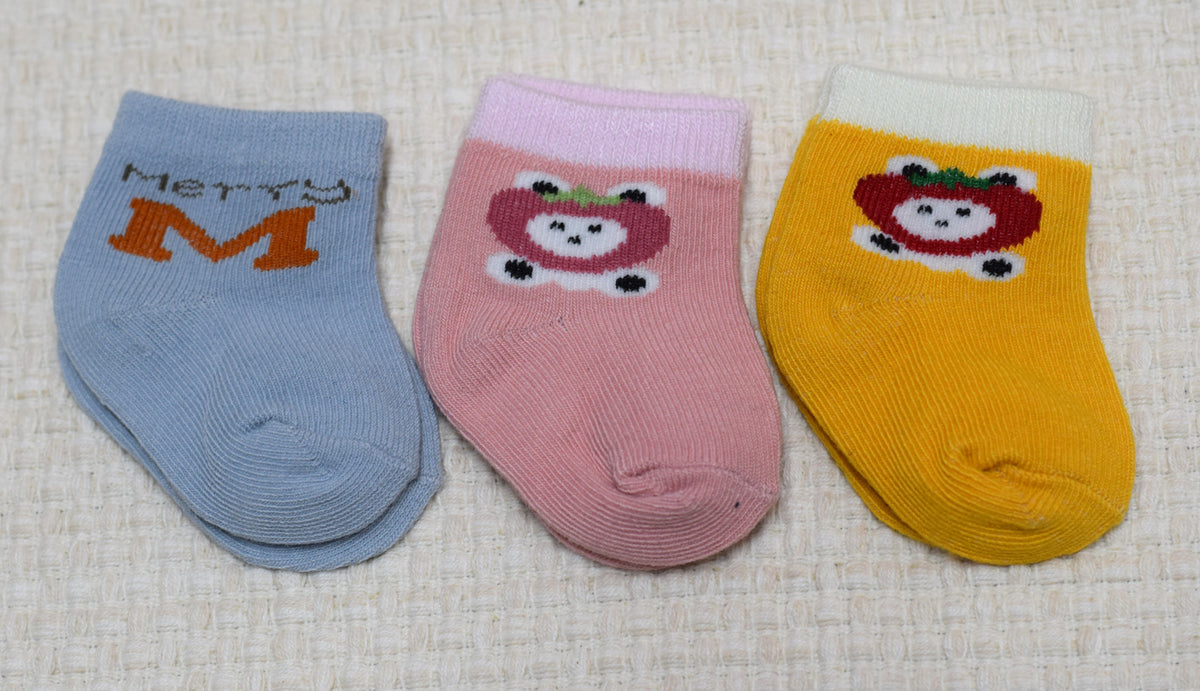 Baby Cotton Socks – Cute Cartoon Design,  Comfortable Ankle Socks
