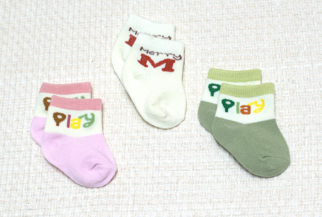 Baby Cotton Socks – Soft & Comfortable Printed Ankle Socks for Newborns