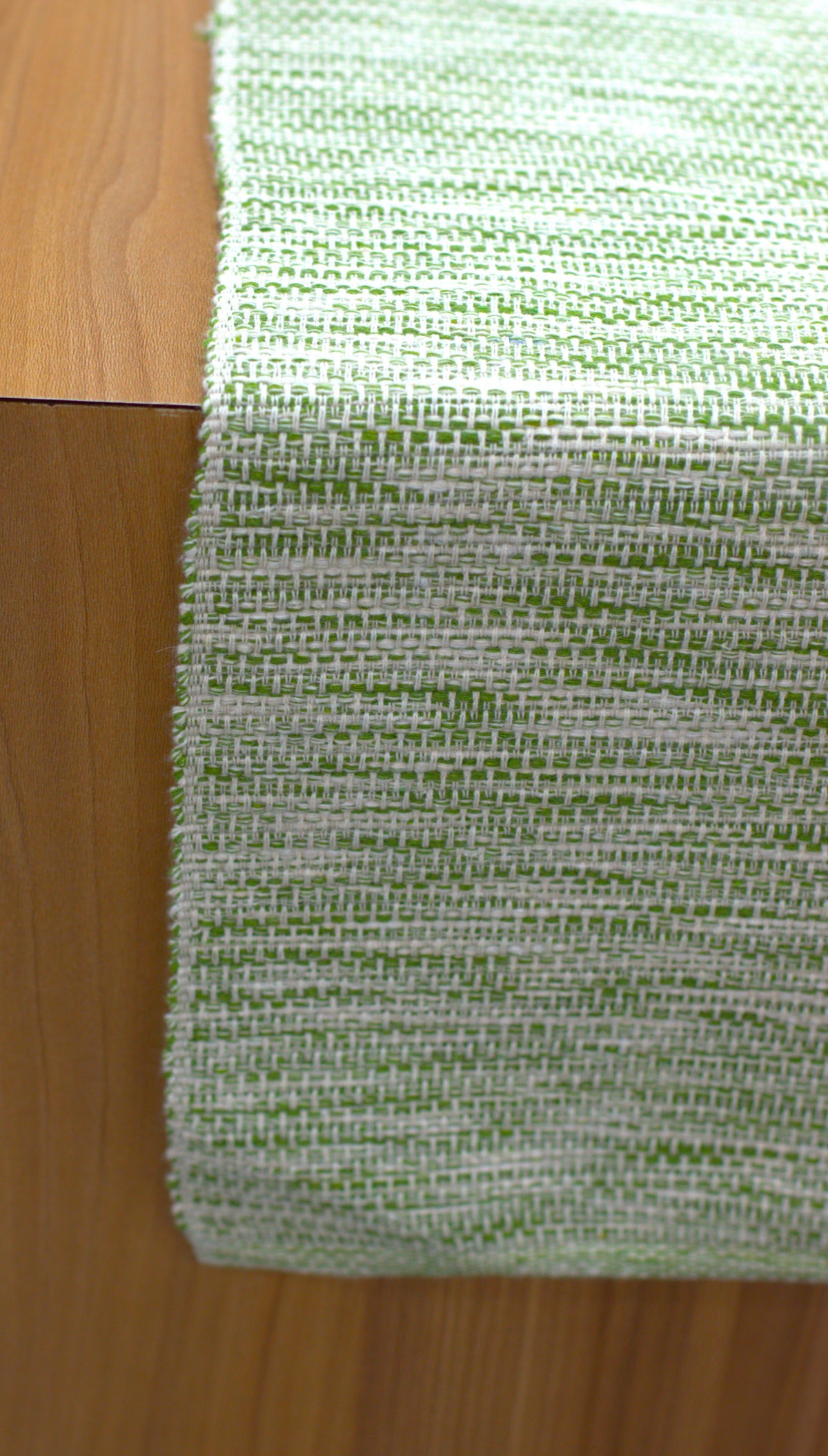 Green Textured Table Runner – 2.35 Meter Length x 40 cm Width